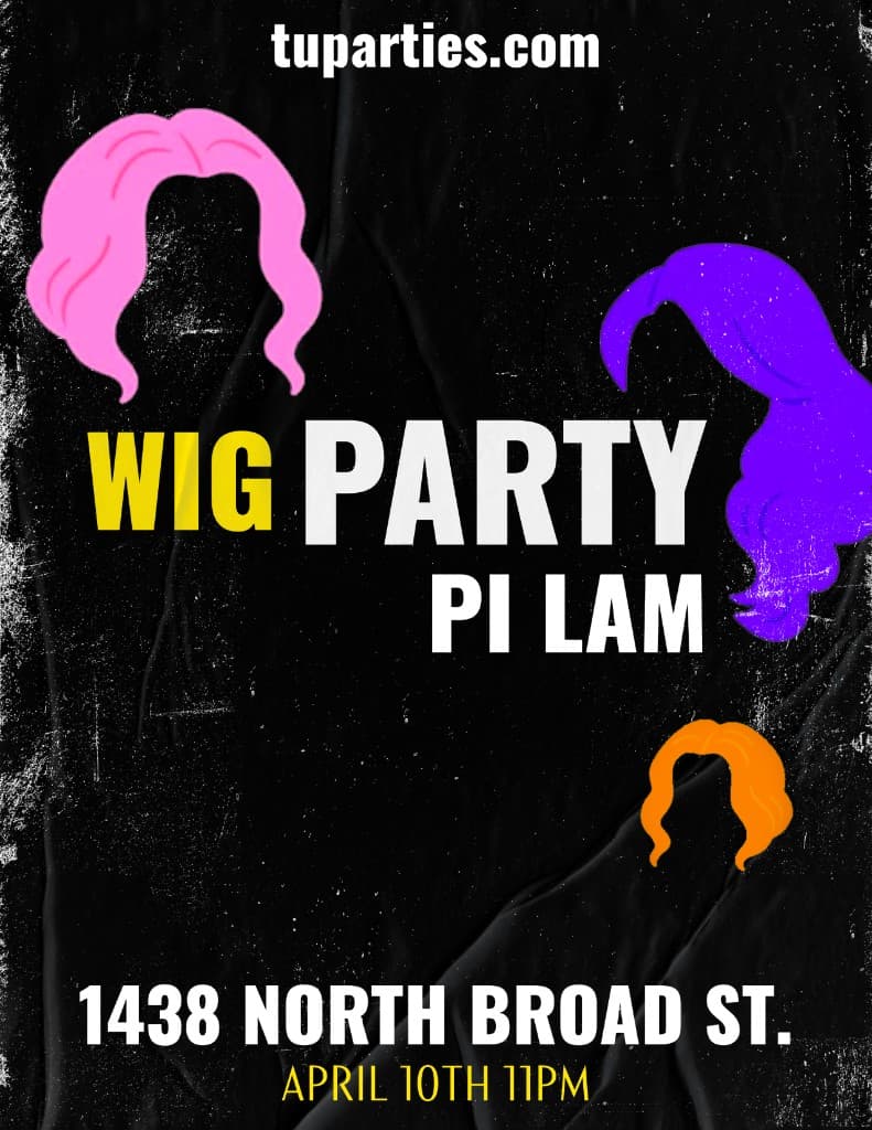 WIG PARTY poster