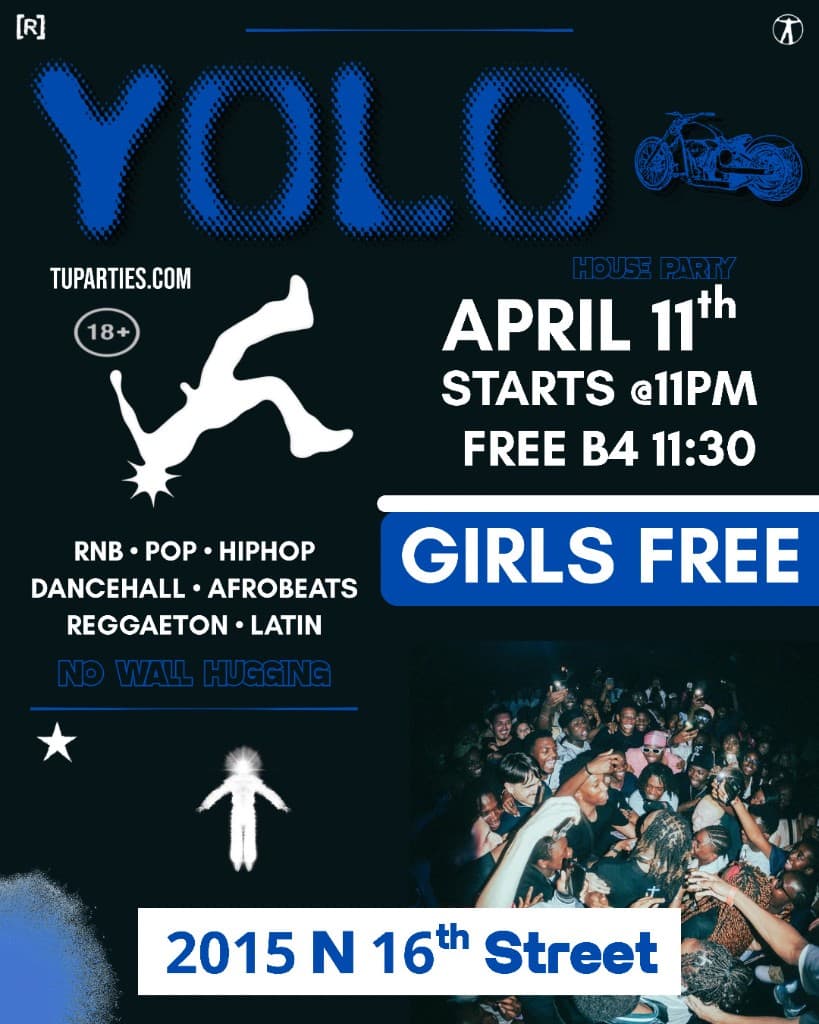 YOLO HOUSE PARTY poster